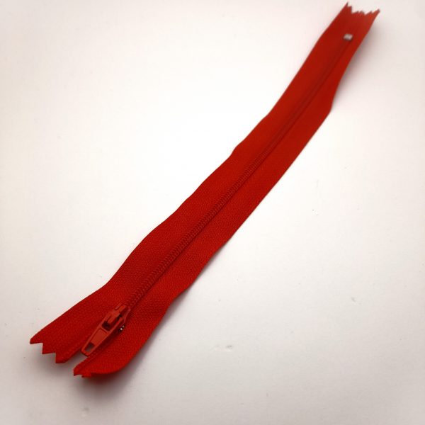 Fermeture éclair n°3 - 20 cm - Rouge limalou