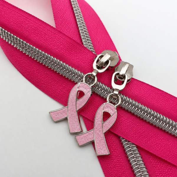 Kit mercerie Edition Limitée Octobre Rose - Juliette - Rose foncé