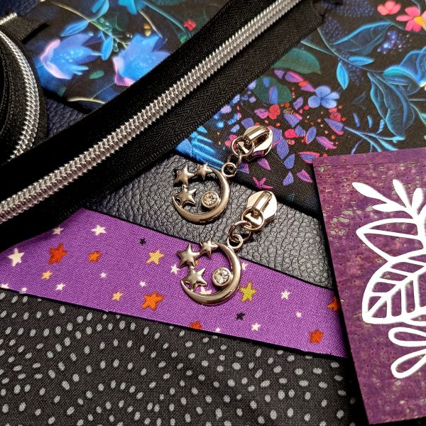 Kit Aria Voyage - Violet noir argent - Tissu LPSDC