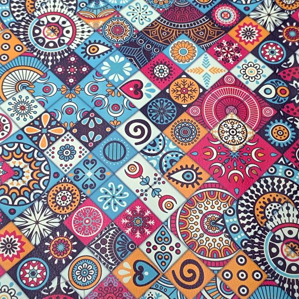 Coupon simili - Mosaïque multicolore