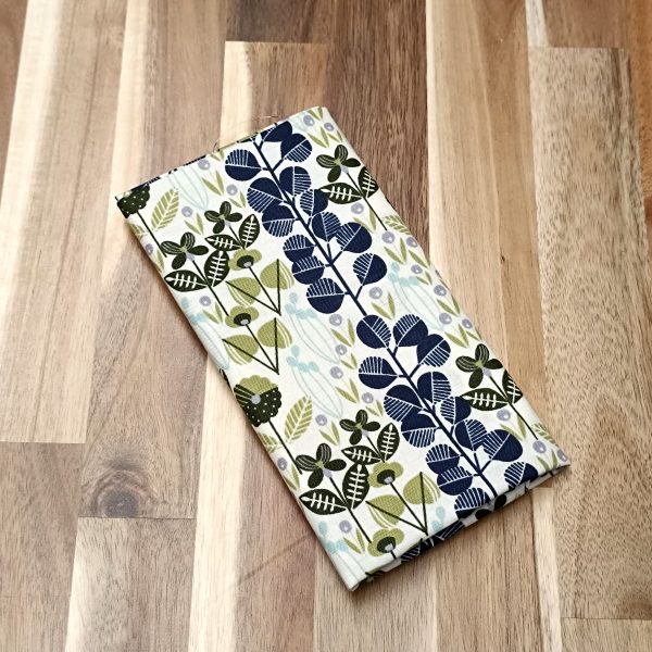 Coupon coton - Cotton and steel vert et noir