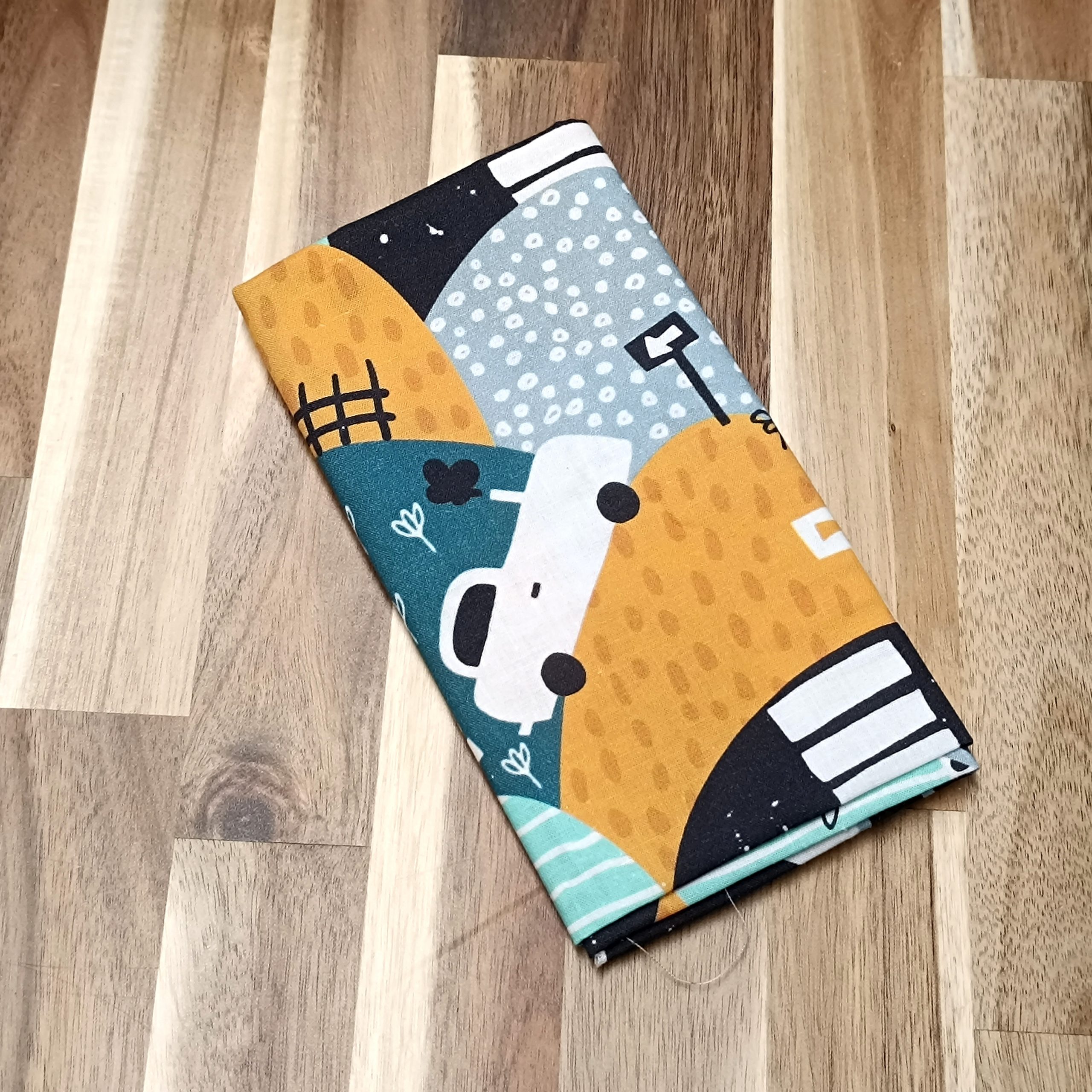 Coupon coton - Montagnes et voitures