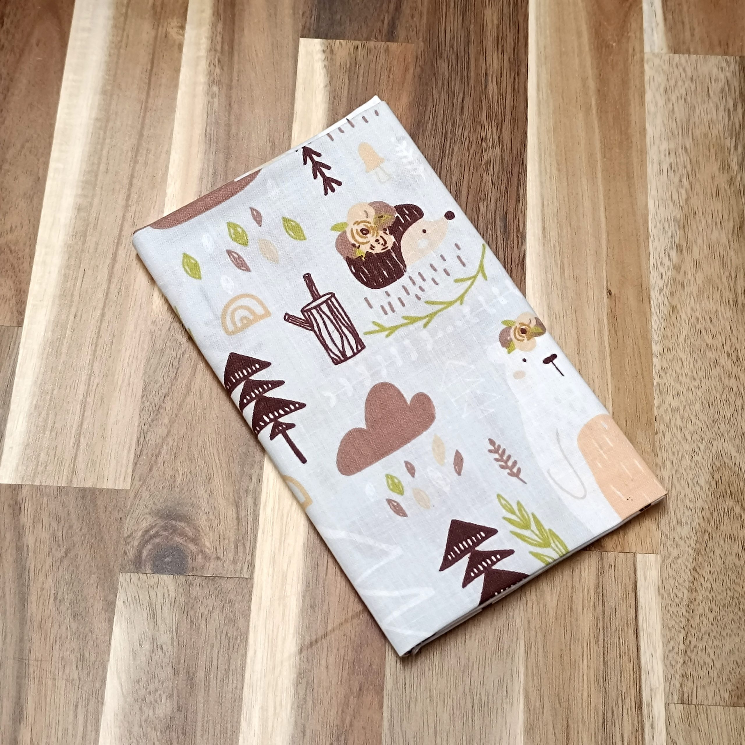 Coupon coton - Forêt et hérissons