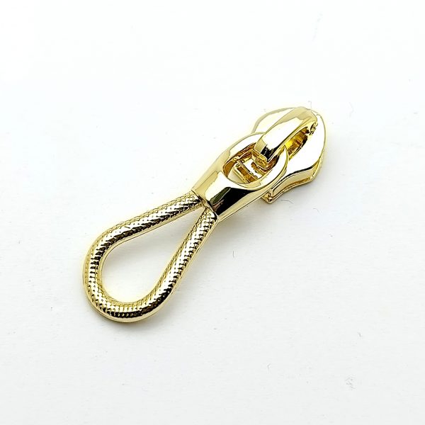 Curseur métal - Cordelette métal doré