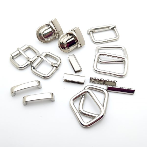 Kit bouclerie - Sac Esther - Argent