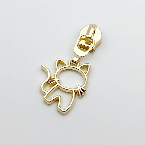 Curseur métal - P'tit minou doré