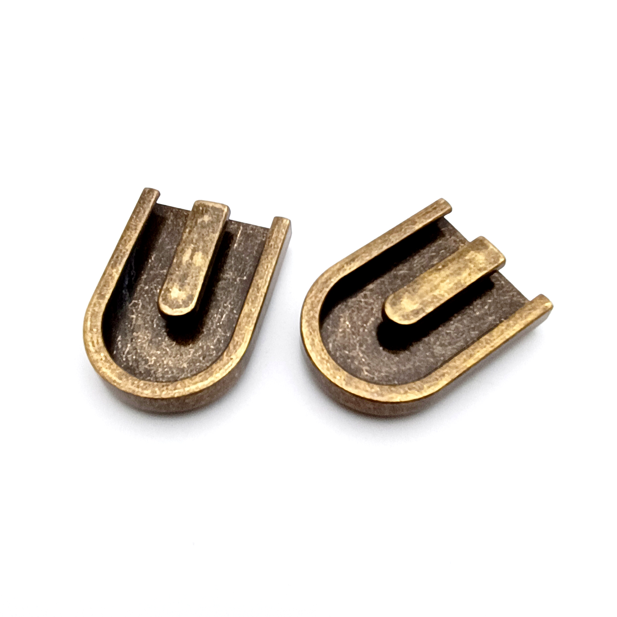 Connecteurs U - Vendus par 2 - Bronze